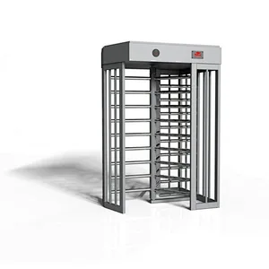 High quality access control system full height turnstile with gate for crowd control
