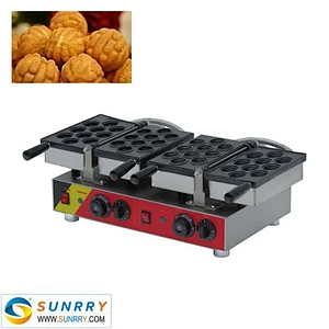 Automatic electric 20 pcs walnut egg cake waffle maker machine