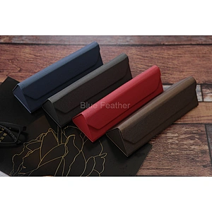 Triangle Fold Handmade Color Printing Eyeglasses Case