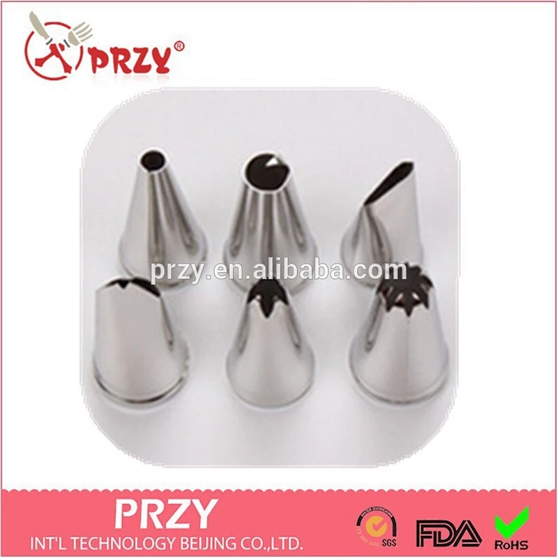 metal high quality pastry nozzle piping nozzles
