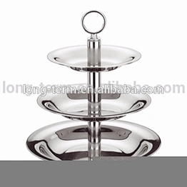 LTZ014 metal wedding cake stand stainless steel
