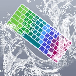 Silicone US Russian Colorful Keyboard Protective Film cover  new for macbook pro retina display 13 inch 15 inch