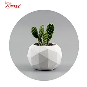 PRZY hot sale Cement flower pot Mold Silicone Concrete Planter Molds 3d vase concrete decorations molds