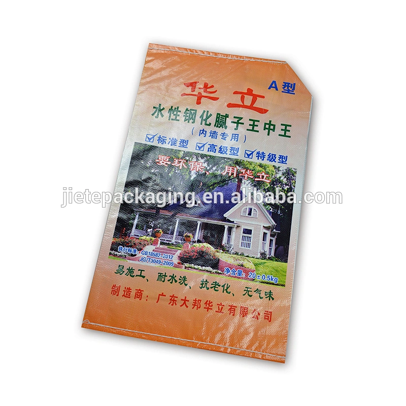Video, pp woven white portland cement, putty, mortar bags with valve 25kg customizing China manufacturer