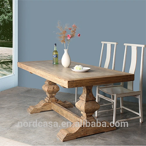 Rustic Solid Wood Dining Table