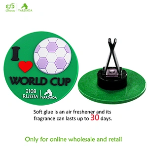 2018 car air Conditioning Vent freshener,Football World Cup style,Environmentally friendly air freshener clip in stock