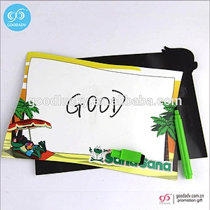 Wholesale fridge magnet mini whiteboard custom cheap kids erasable writing board
