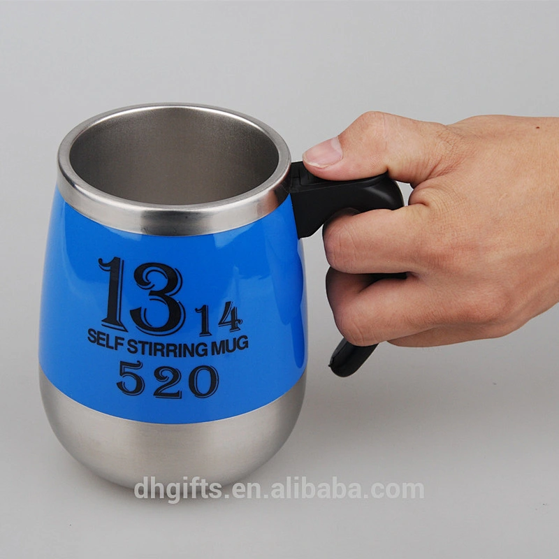 Valentine's present 450ml protein shaker coffee cup automatic coffee mixing mug for lovers