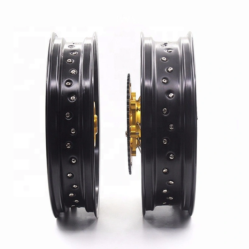 3.5/4.25*17 aluminum supermoto wheels set for suzuki