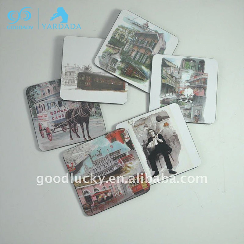 2018 Customized Cup Mat Cheap Beer Cork Wooden Coaster