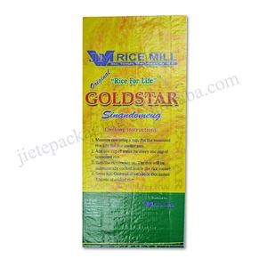 Agricultural Use and bopp laminated 25kg pp woven rice bags for grain,basmati biryani rice bag