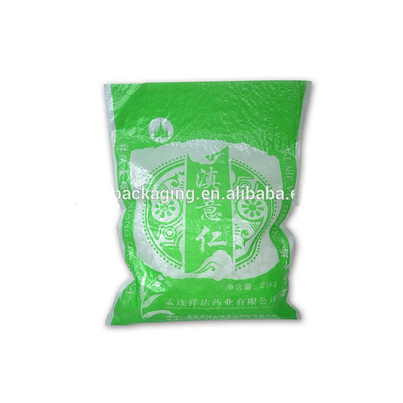Wholesale 25kg plastic pp woven rice,grain,corn,seed packing bags
