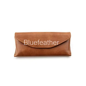 Unisex Style PU Leather Monocolor Sunglasses Case