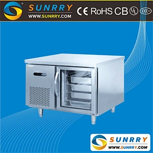 Glass Door Hotel Cabinet Refrigerator Four Drawers Single Door