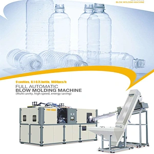 2019 hot sale 4 cavity full auto plastic bottle machines/full automatic pet blow molding machine