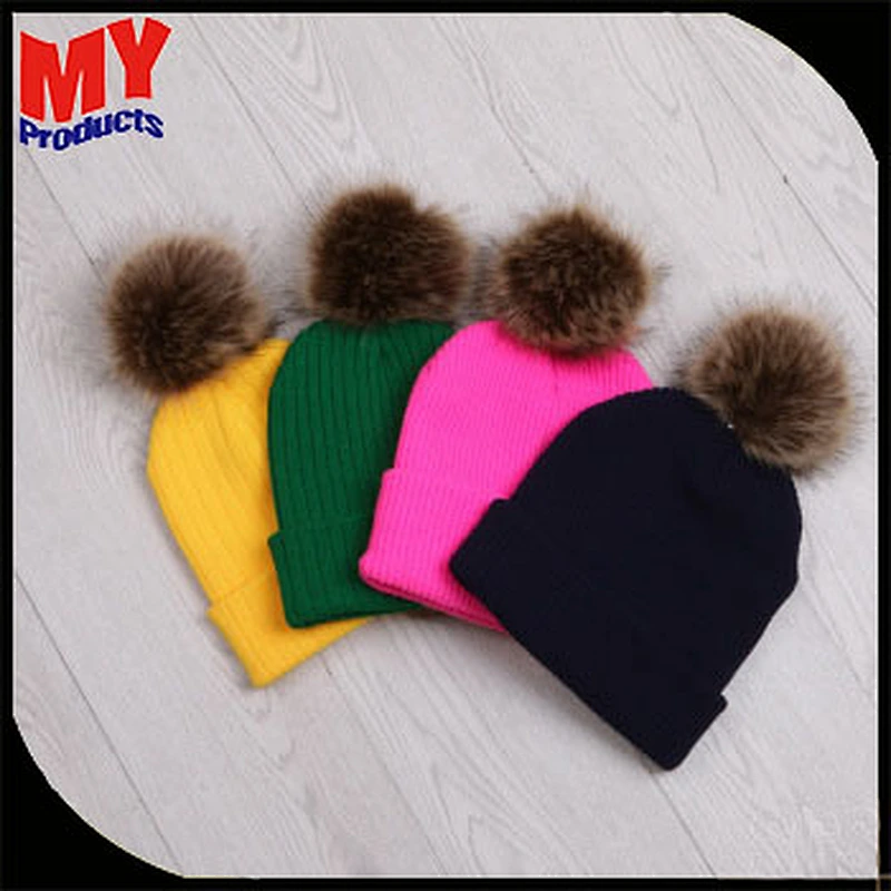 Newest winter fashion adult men's knitted cheap hats