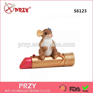 Mouse on lipstick 3D silicone mold