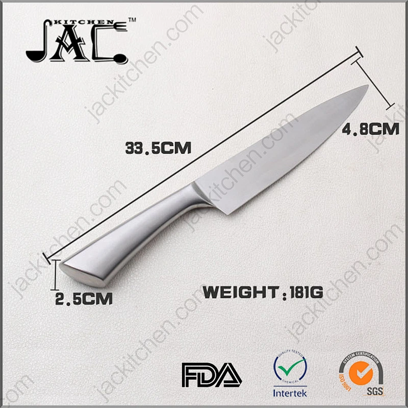 Hot Selling Full Stainless Steel 8 Inch Chef Knife