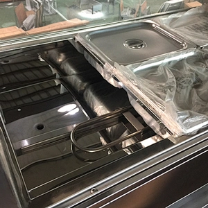 Electric commercial stainless steel hot food warmer set buffet server (hot case) for sale