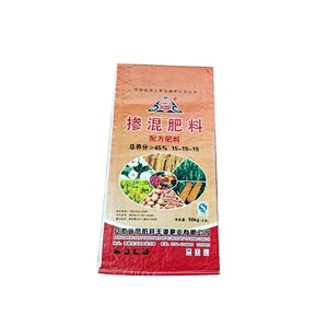 Agriculture uses 20kg,25kg,50kg woven bags for fertilizer packaging,printing of sacks