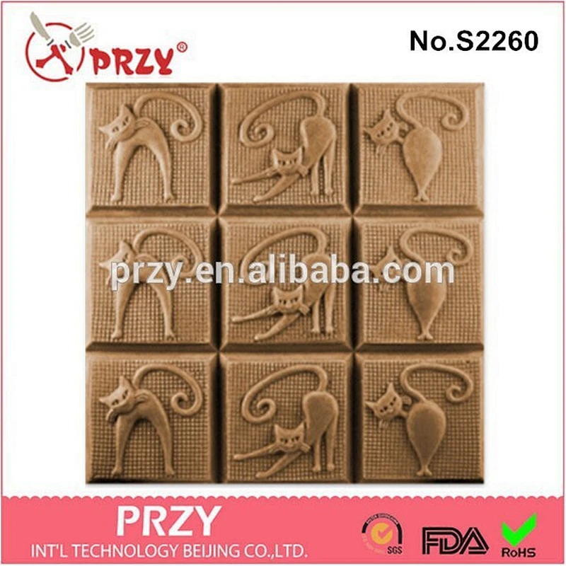 Tray Kitty Kats silicone soap molds for soap making