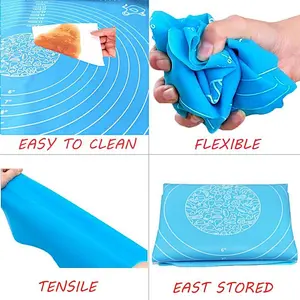 Silicone Baking Mat for Pastry Rolling with Measurements