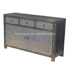 Chinese antique solid wood cabinet Shabby Chic style antique furniture