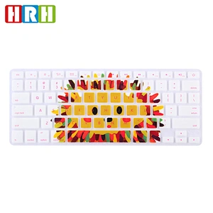 Online Retail Store Durable Anime Design odm oem Laptop Silicone Keyboard Skin for macbook air keyboard 13 Cover US Version