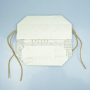 cute kraft paper bag for packing rice