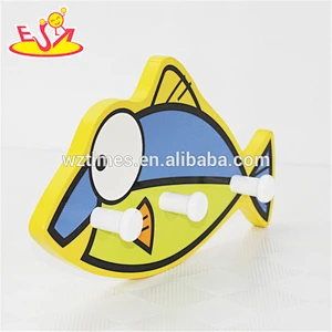 wholesale newly fashioned Wooden coat hook for kids W09B039