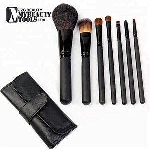 7pcs Makeup Brushes Set For Women Professional Soft Face Lip Eyebrow Shadow Makeup Brush Set Kit With PU Leather Bag