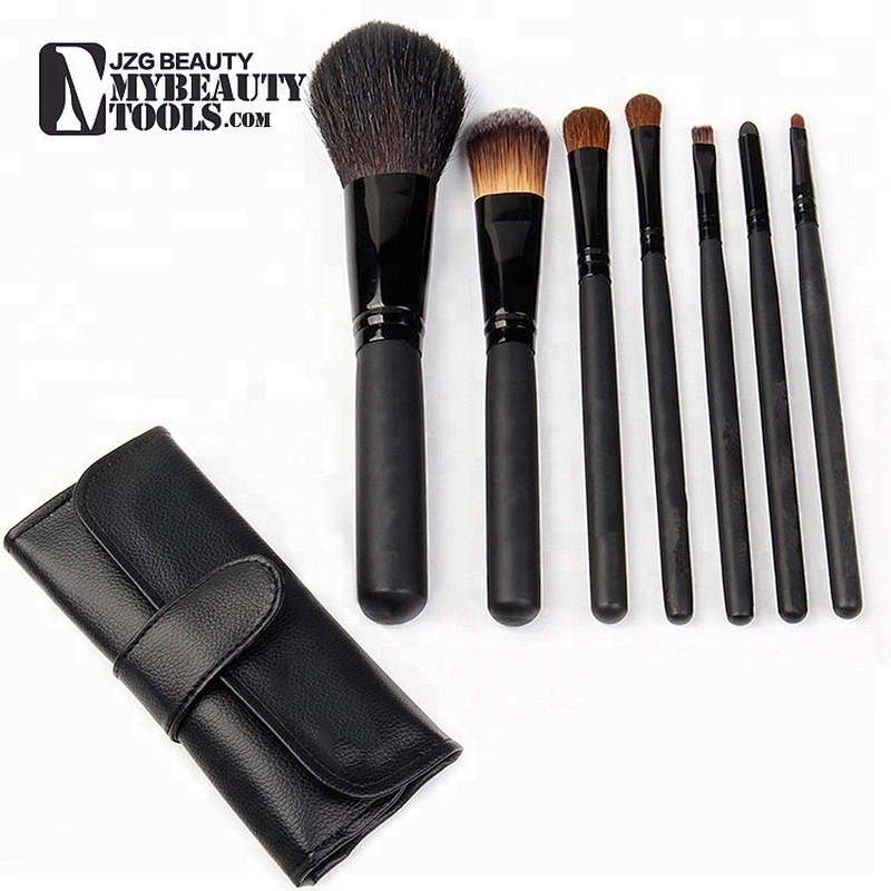 7pcs Makeup Brushes Set For Women Professional Soft Face Lip Eyebrow Shadow Makeup Brush Set Kit With PU Leather Bag