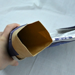 20kg cement, adhesive kraft paper bag size with valve port