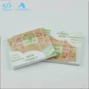 2018 mid-customized fashion gifts home decor cheap logo printed notepad sticky