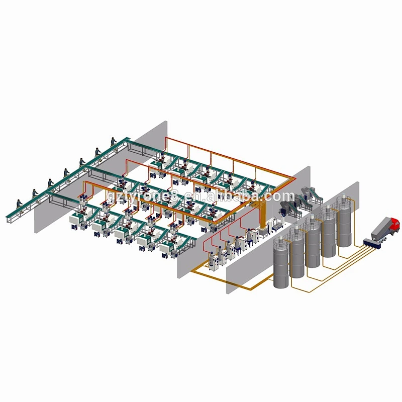Buy injection machine centralized loading system