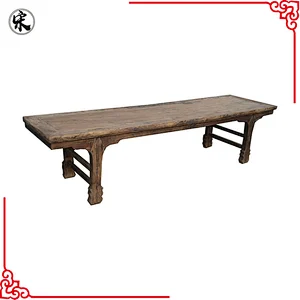 antique reclaimed elm bench
