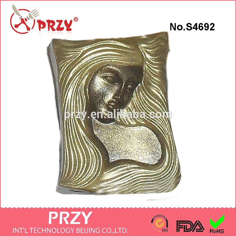 S4692 Mermaid silicone soap mold food grade silicone mermaid soap mold silicone molds for soap