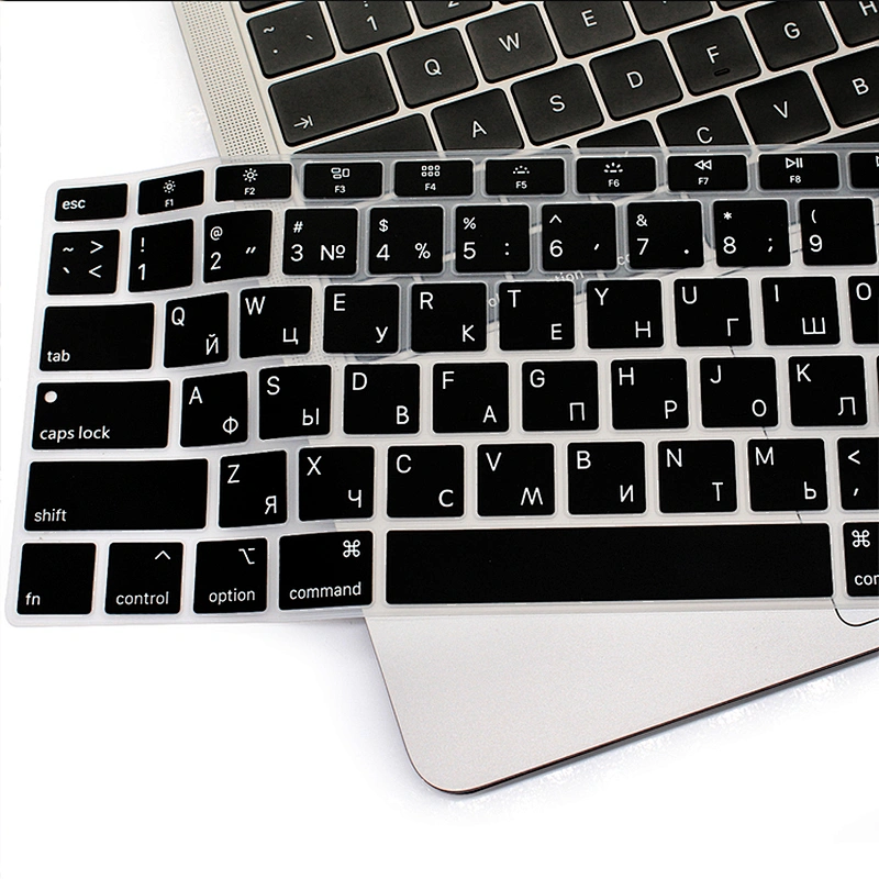custom silicone keyboard cover russian keyboard cover for keyboard for macbook pro 13 for MacBook A1932 US Version