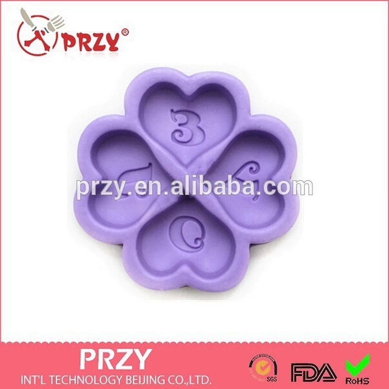 Heart LOVE chocolate silicone mold