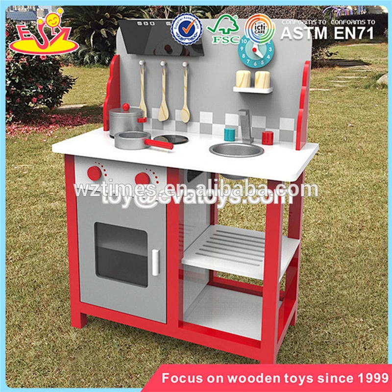 Wholesale best selling wooden children kitchen toy early learning wooden children kitchen toy W10C292