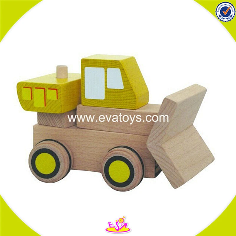 wholesale cheap baby wooden small car toy hottest children wooden small car toy W04A091
