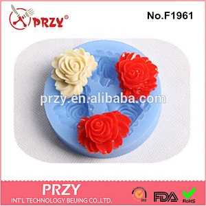 F1961 decorative fondant silicone cake pop mold