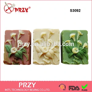 S3092 The Calla Lily Silicone Soap Mold Chocolate cake mold