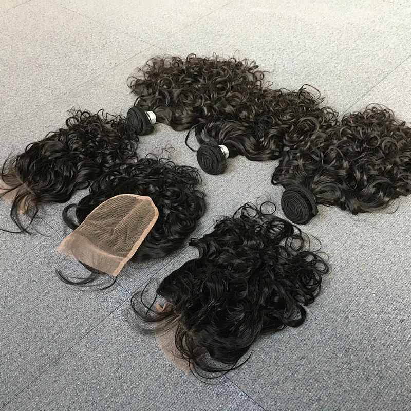 Can be dyed no shedding no tangle virgin peruvian hair bundles wholesale cuticle aligned hair