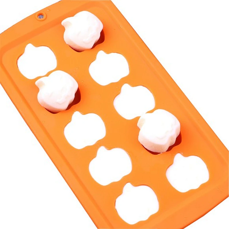 Halloween creative funny pumpkin biscuit chocolate chip cookie cartoon silicone cake mold