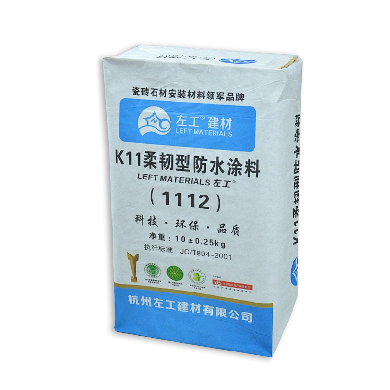 Wholesale kraft paper valve square bottom bag used for putty powder cement 20kg