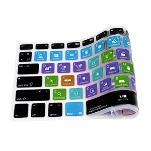 Ali baba in Spanish Express China Factory Final Cut Pro X Shortcut silicone key cover Keypad  For mac book pro laptop computer