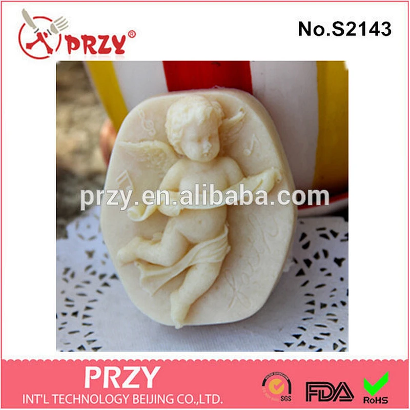 DIY handmade music faery design silicone molds for soap making