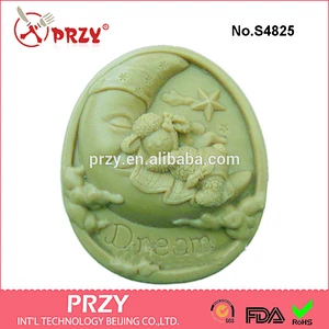 S4825 moon and sheep mold for soap silicone moon soap mold silicone moulds