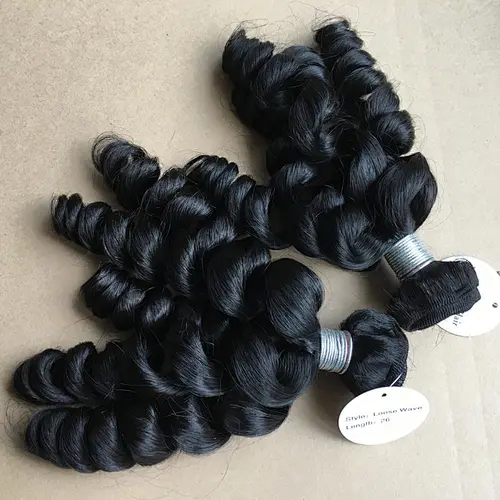 New arrival 12 inch to 26 inch loose wave virgin indian hair wholesale raw indian temple hair